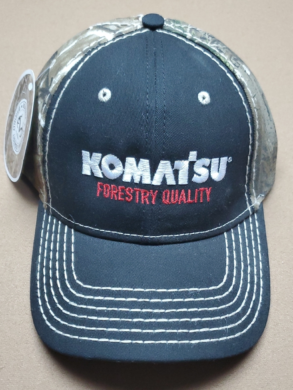 Komatsu Forestry Quality Black & Camo Cap